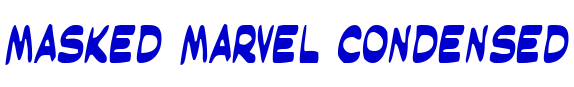 Masked Marvel Condensed шрифт